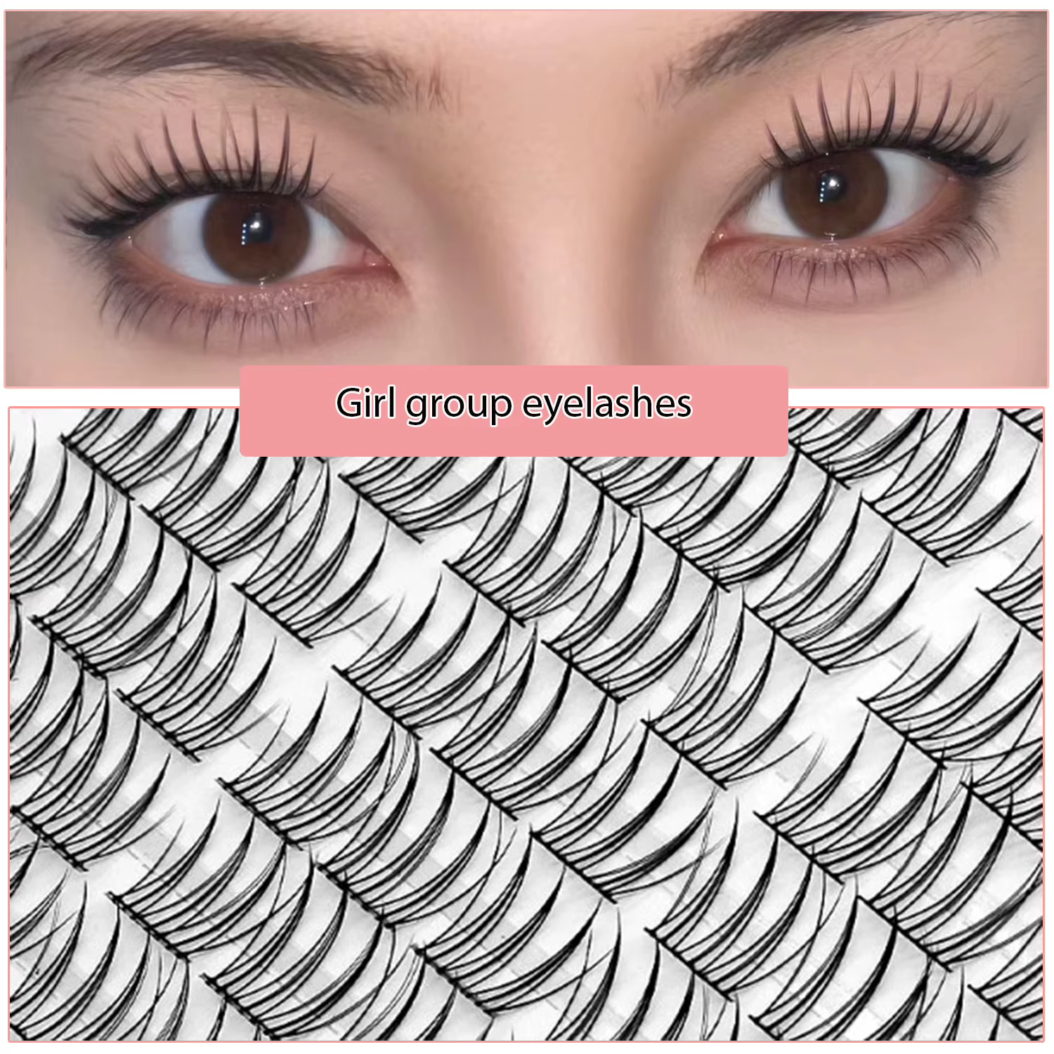 90duo Girl Group Eye Nature trilogie bande dessinée faux cils