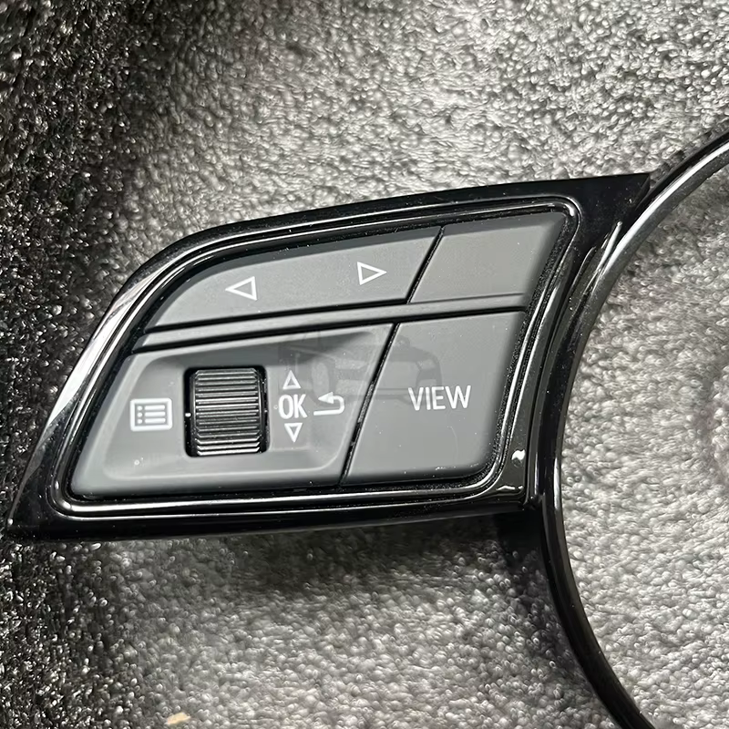 Pour Audi A4 B9 A3 8Y, accessoires de voiture cadre de direction adapté aux boutons multifonctionnels, accessoires de volant