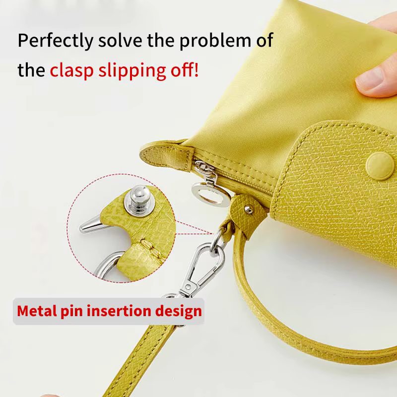 Nouvelle Sangle de Sac en Cuir 2026 pour Longchamp Mini Lime – Durable, Tendance, Sans Perçage, Accessoire de Sac Modifié