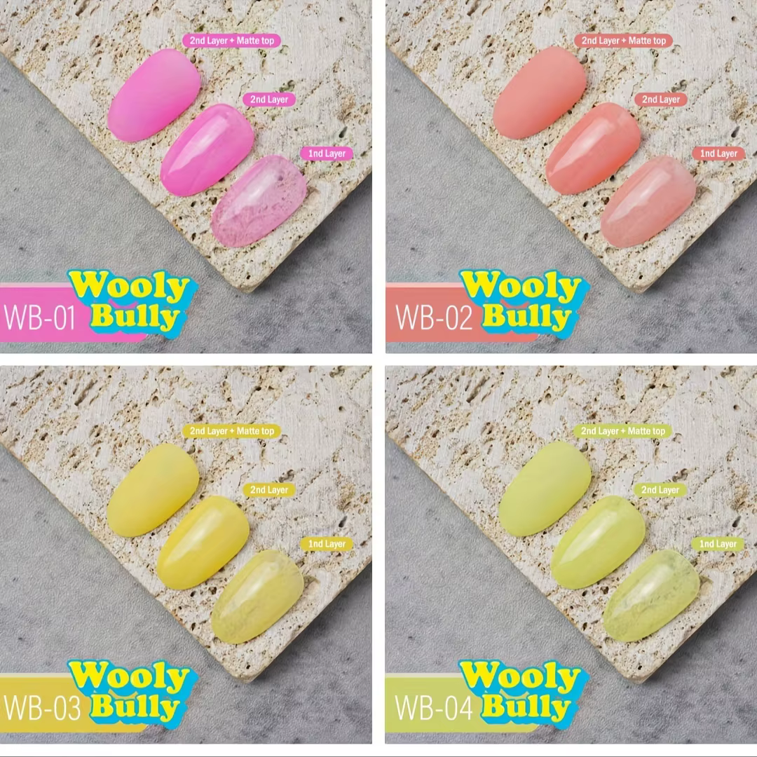 Wooly Bully Kitsch ongles couleur transparente gelée sirop Gel vernis UV LED Gels