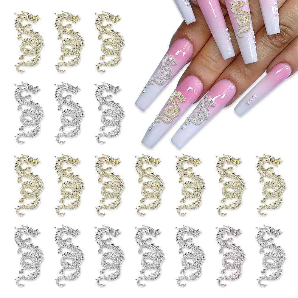 Breloques en alliage 3D pour Nail Art