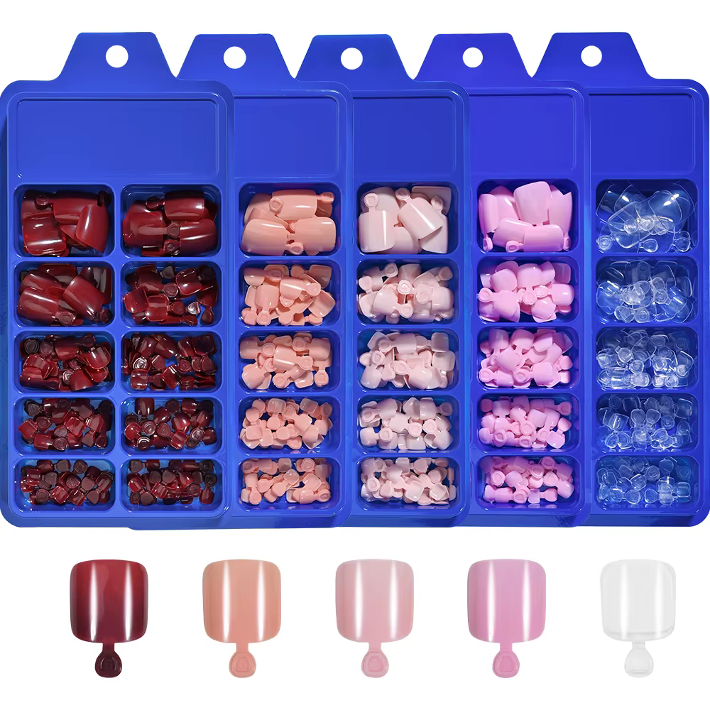Faux Ongles Artificiels de Couleur Unie