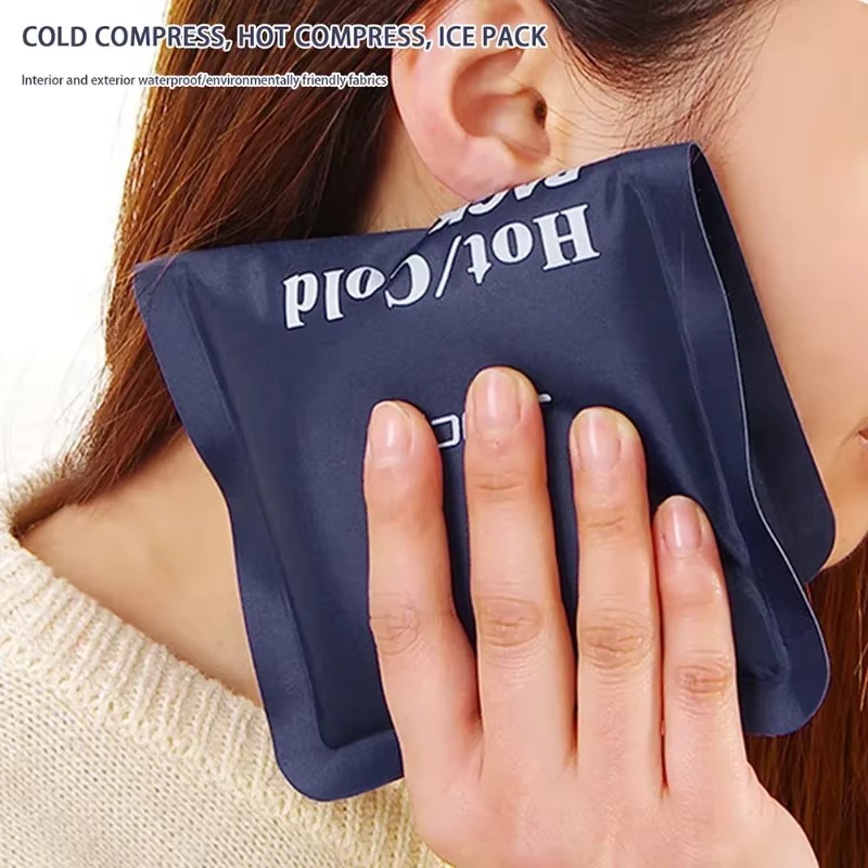 Gel réfrigérant pour soulager la douleur, avec sacs de gel chaud et froid pour la thérapie par la chaleur et le froid, portable pour les voyages en extérieur