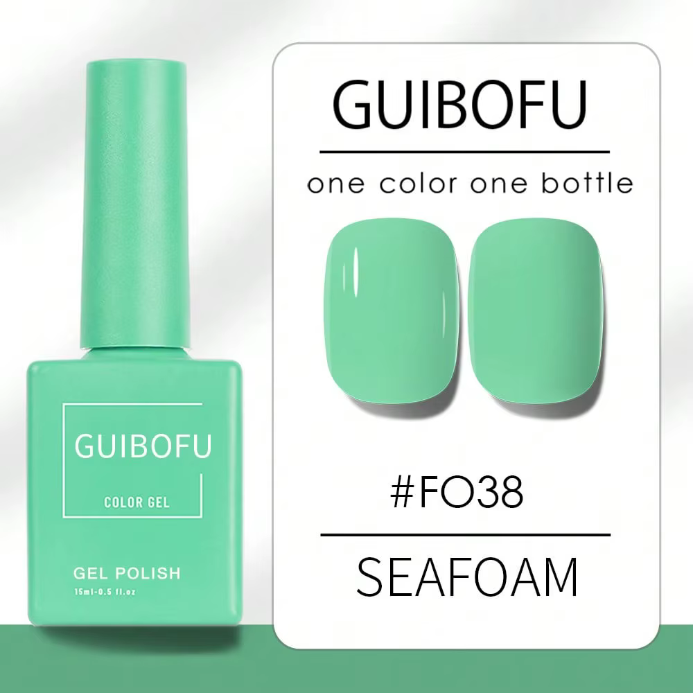 Lot de 3 vernis gel vert forêt 15 ml