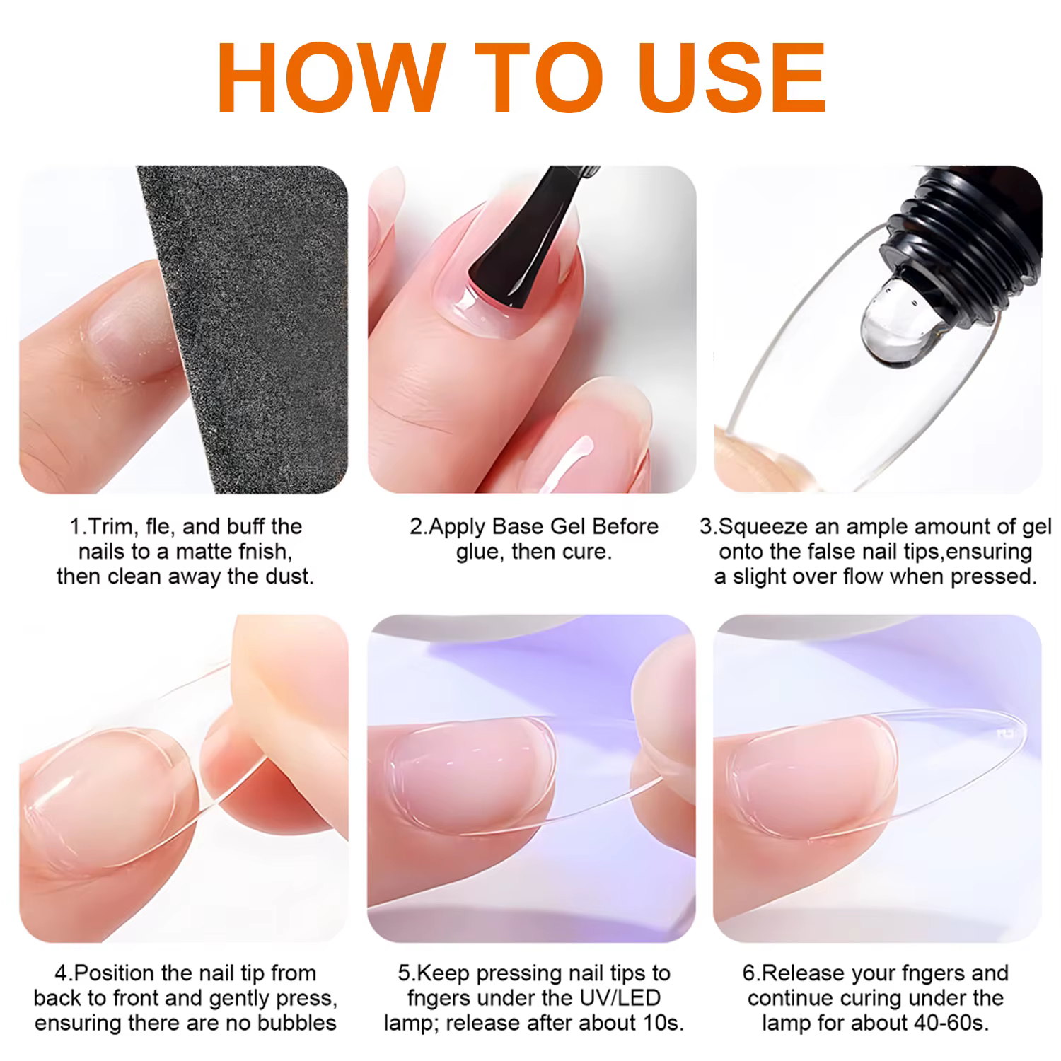 TWOING 15ml ongles conseils Gel nu clair Transparent Gel