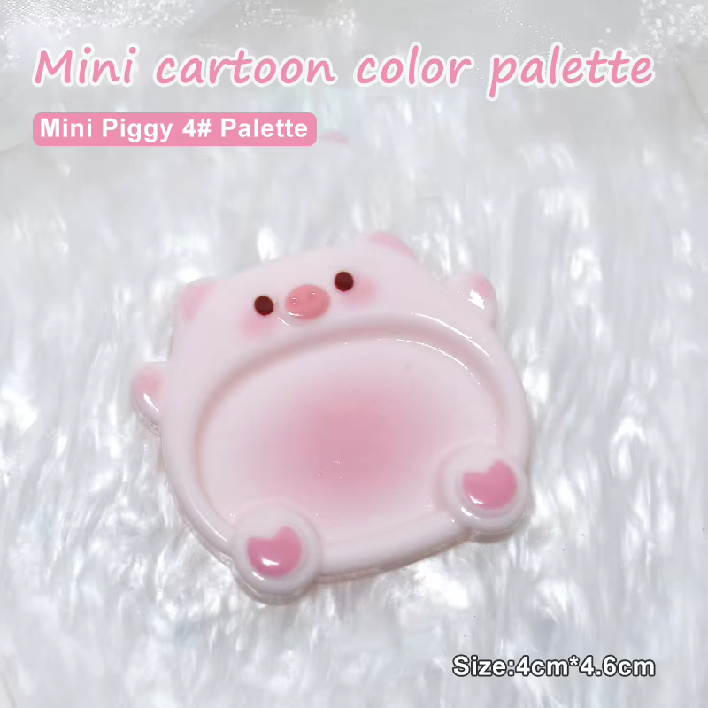 Palette de Couleurs pour Ongles Motif Cochon de Dessin Animé