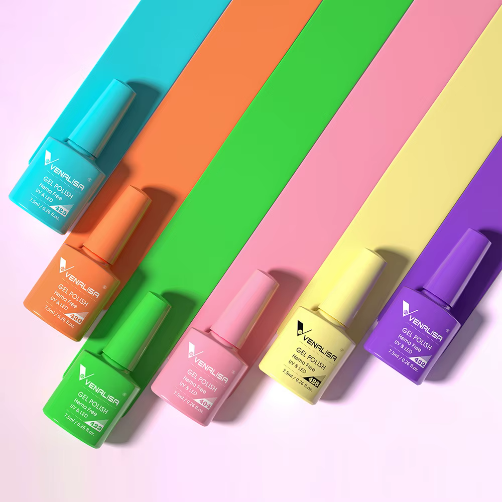 Venalisa 7.5ml vernis à ongles Gel 60 couleurs Hema TPO gratuit gelée blanche laiteuse tremper UV LED