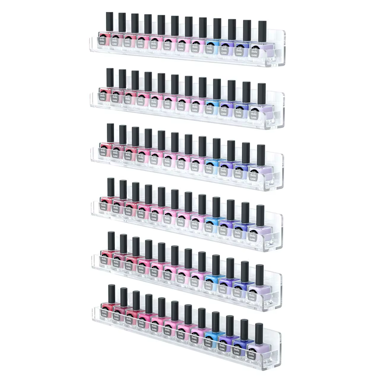 Support mural pour vernis à ongles