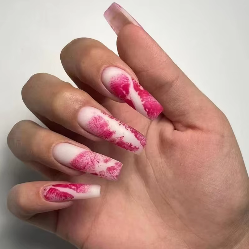 Faux Lèvres Rouges Sexy pour Mariage Romantique