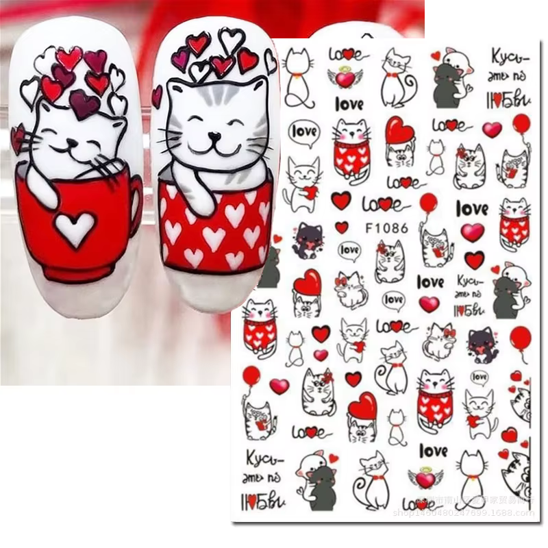 Autocollants 3d pour Nail Art