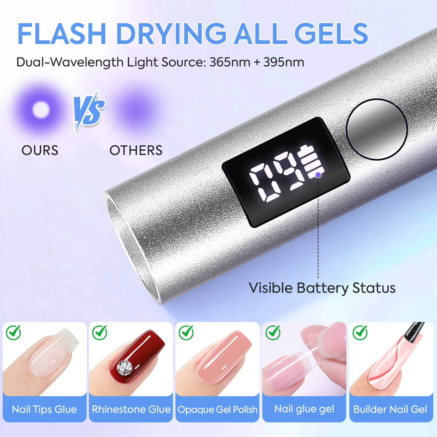 Sèche-ongles Portable UV LED lampe à ongles