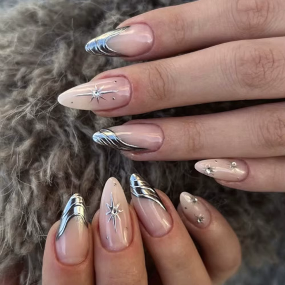 Faux ongles à presser détachables
