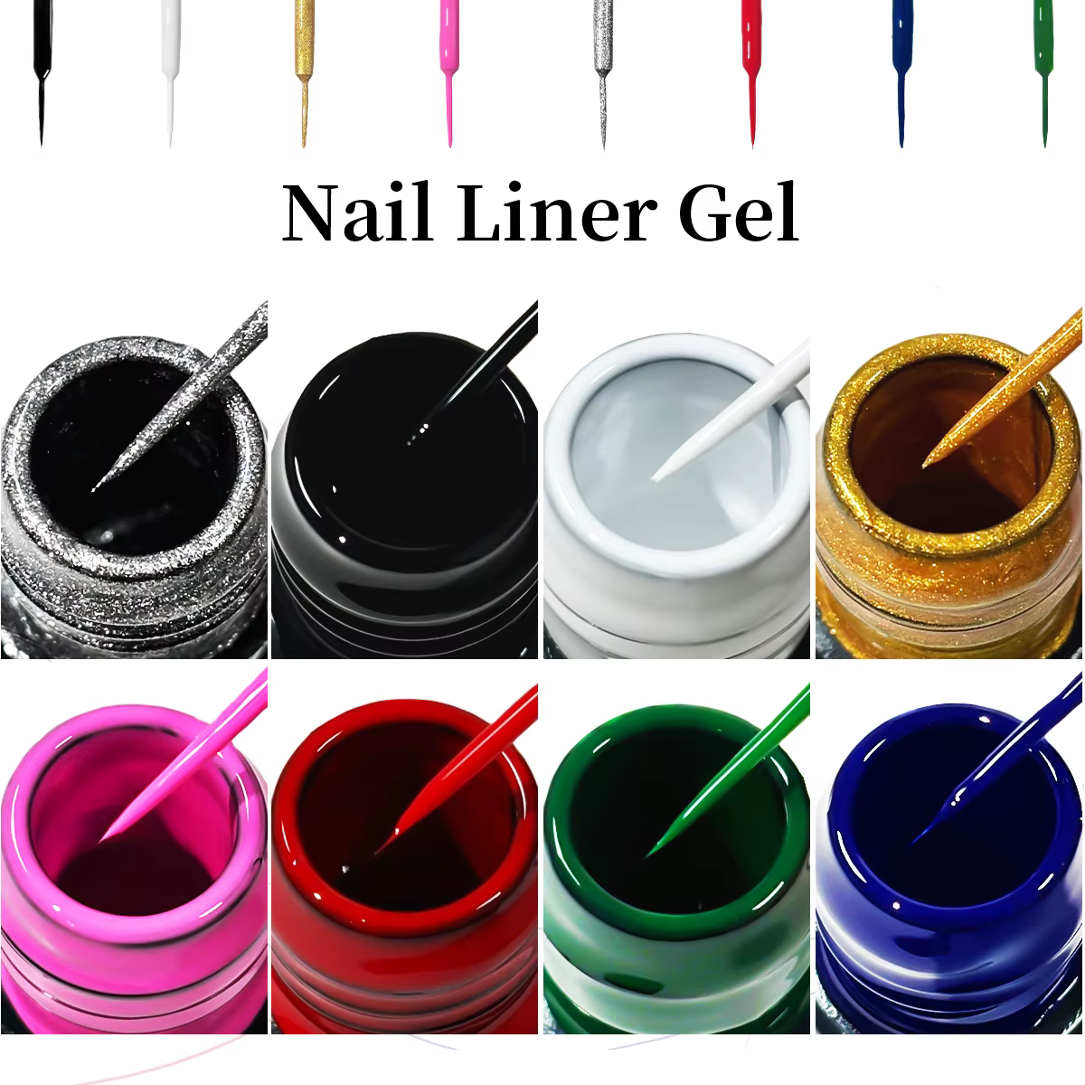 Heimat Frisch Lot de 4 vernis à ongles en gel pour nail art et manucures françaises