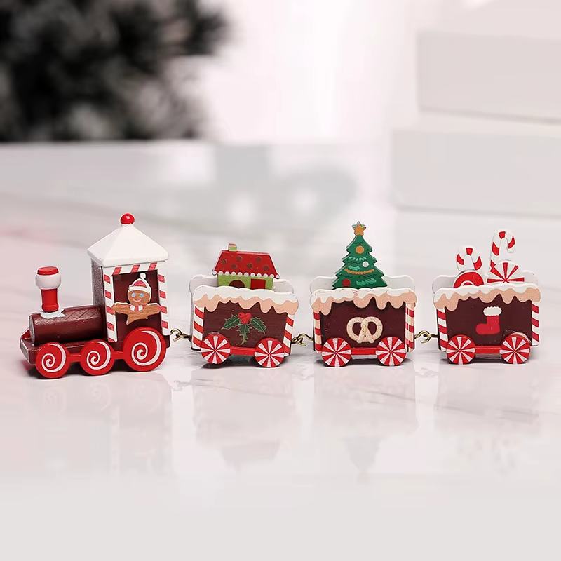 Train de noël décorations de joyeux noël pour la maison 2025 ornement de noël cadeaux de noël joyeux nouvel an 2026 cadeaux