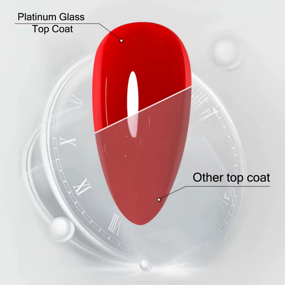 KODIES GEL diamant couche de finition sans lingette Gel vernis à ongles 15ML Semi Permanent platine verre brillant plus épais Gellak supérieur pour manucure Art