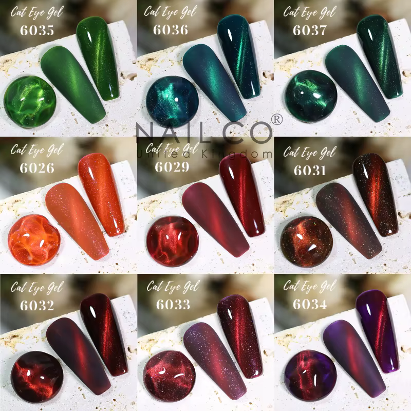 10ml cristal oeil de chat Gel vernis à ongles cerise rubis Gel magnétique tremper UV LED