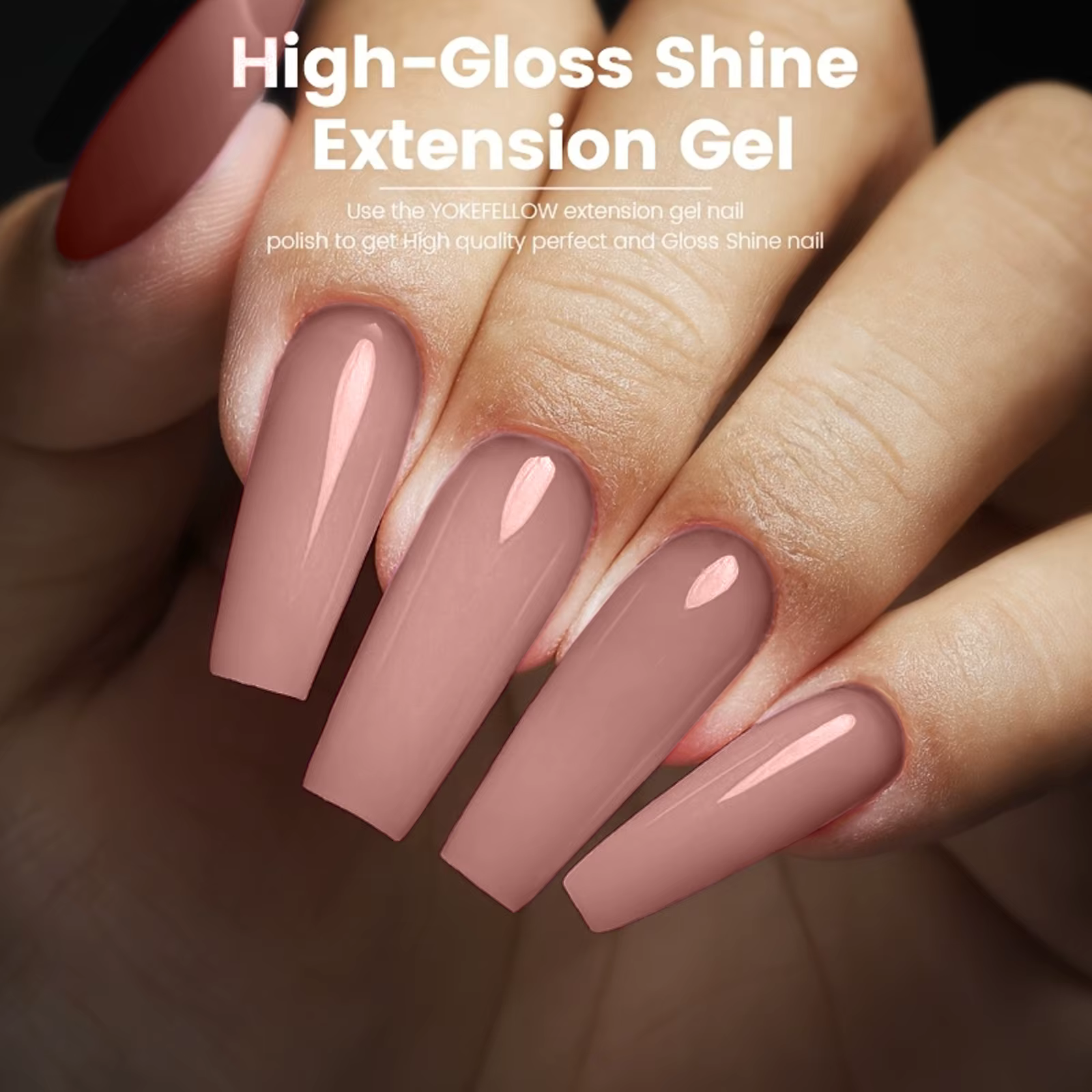 Gel de construction transparent en fibre de verre HL 20g pour renforcer les ongles cassés