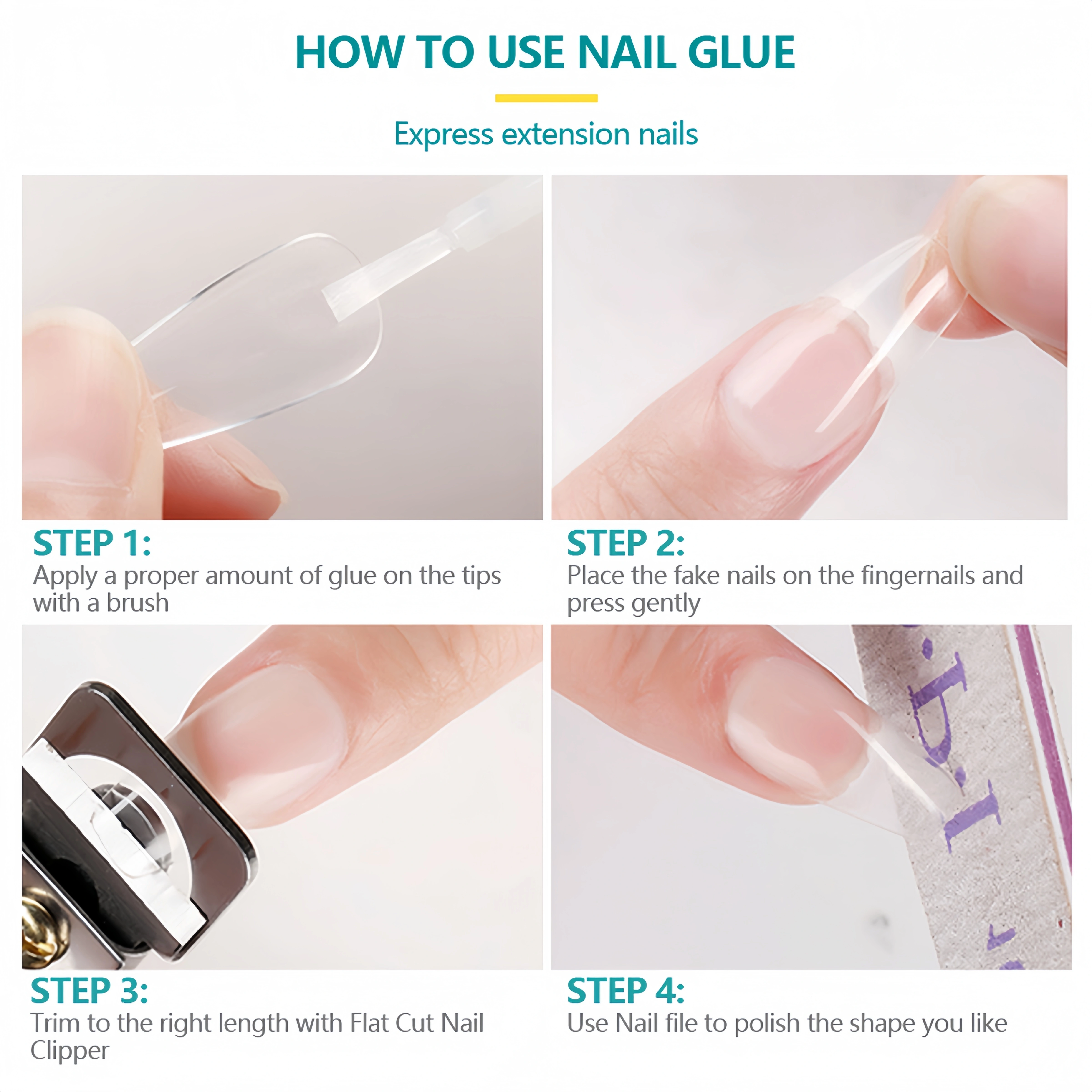 Nailpop – colle à ongles 2/5 pièces