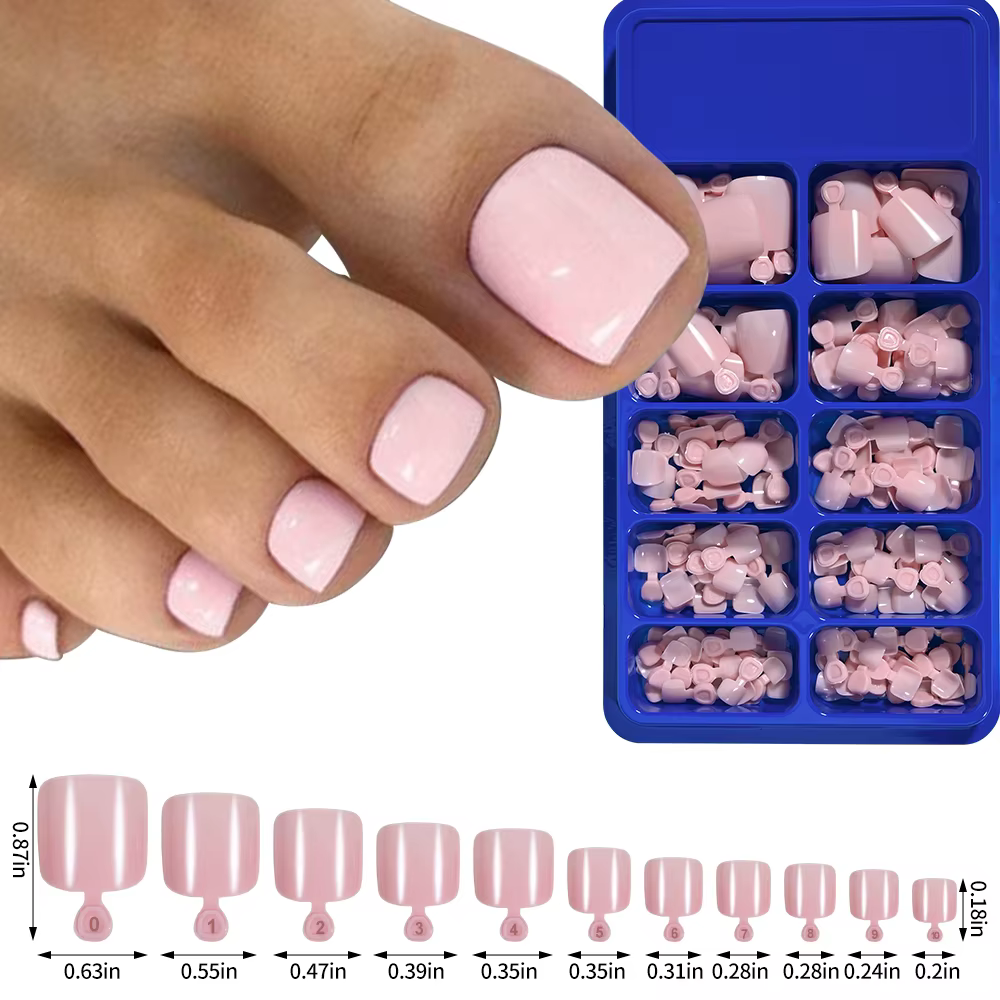 Faux Ongles Artificiels de Couleur Unie