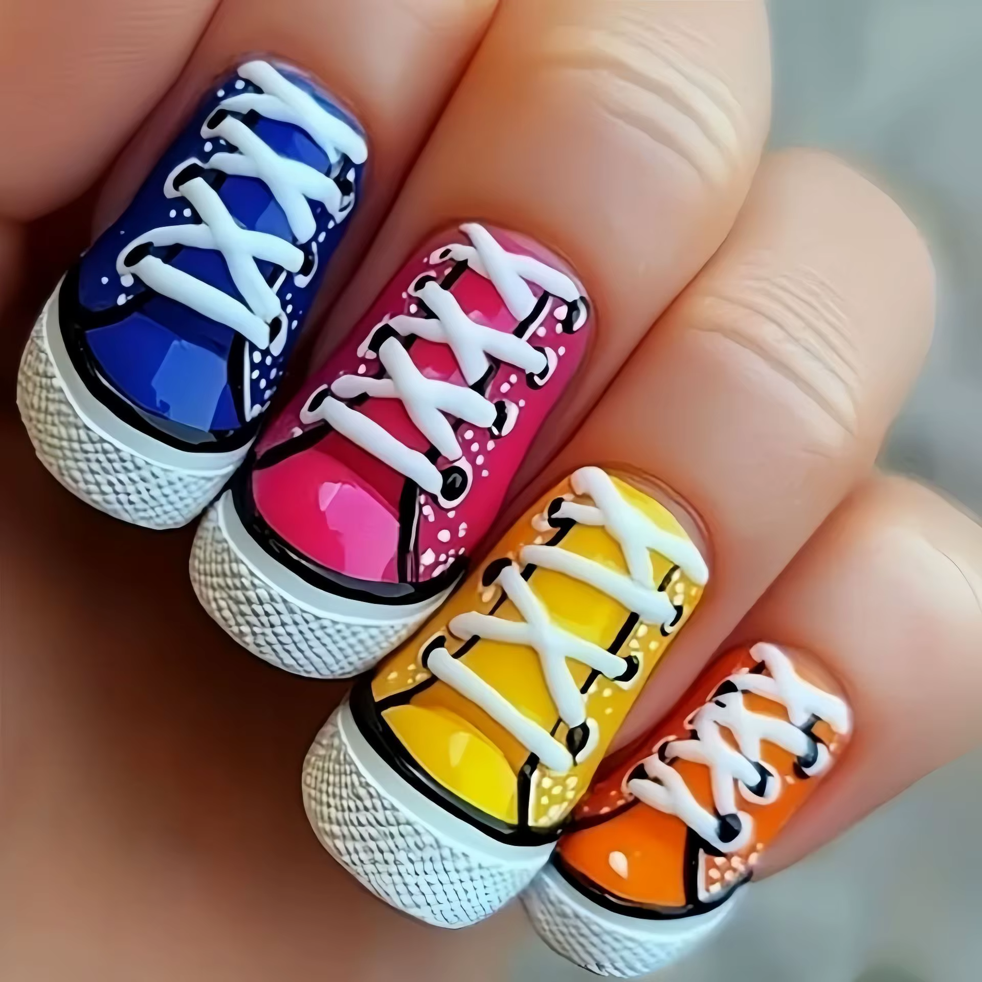 Faux ongles carrés moyens pour femmes