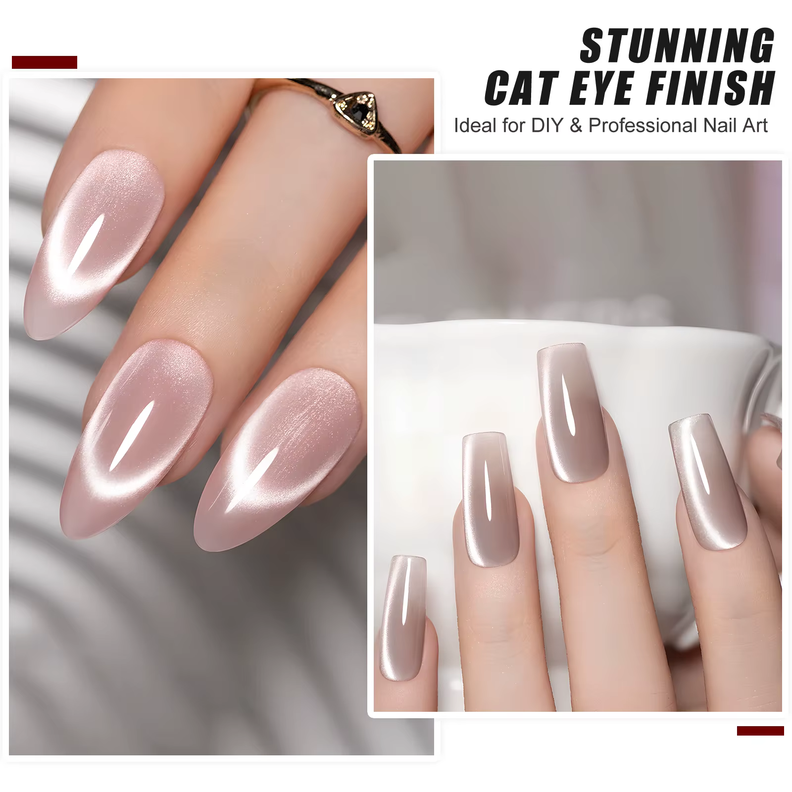 Kit d'aimants pour nail art français à double tête