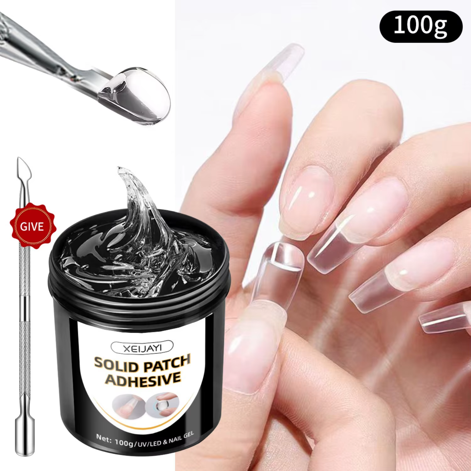 Gel adhésif solide pour ongles 20/30/100g
