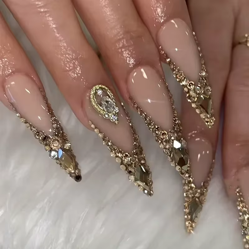 Faux ongles carrés Extra longs XXL