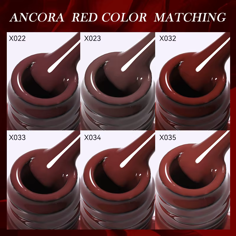 LILYCUTE Ancora rouge automne hiver Gel vernis à ongles Semi Permanent tremper UV LED Gel