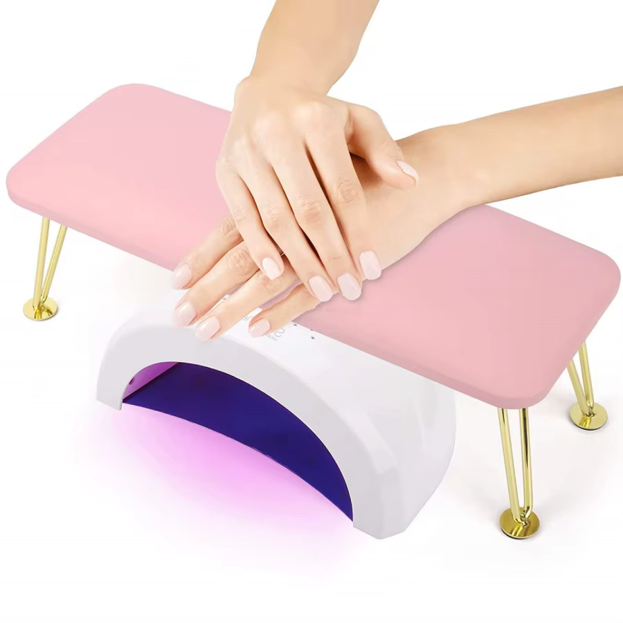 Le oreiller de manucure en Pu portable pliable