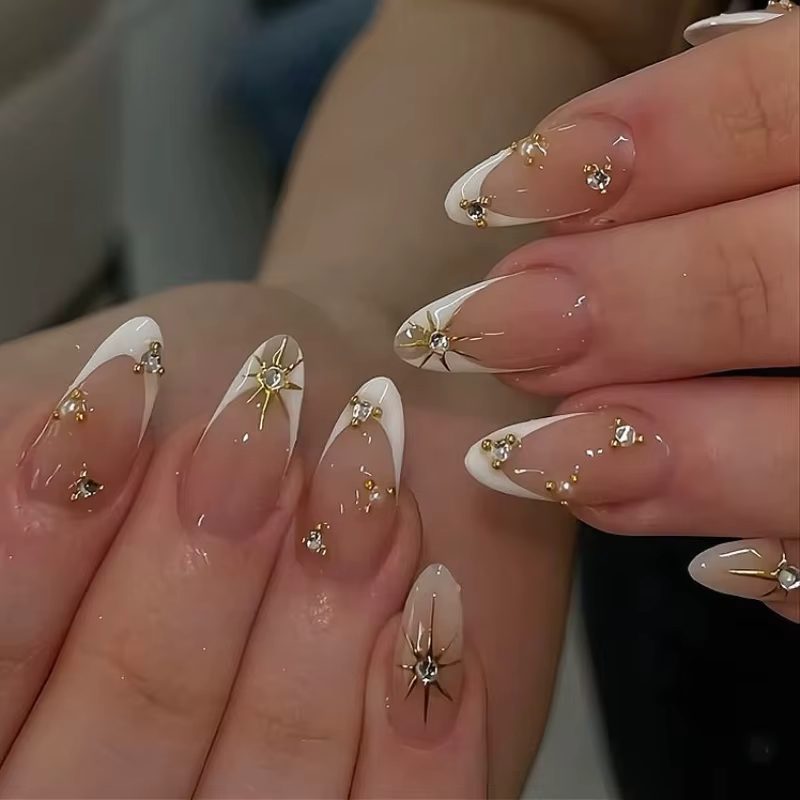 Faux ongles à presser détachables