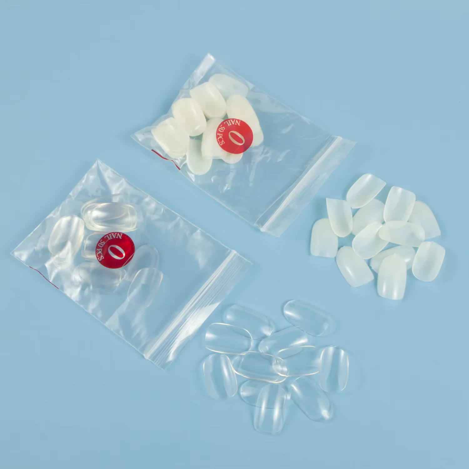 Forme ronde moyenne 100 pièces taille unique faux ongles conseils 10 tailles disponibles couverture complète recharge