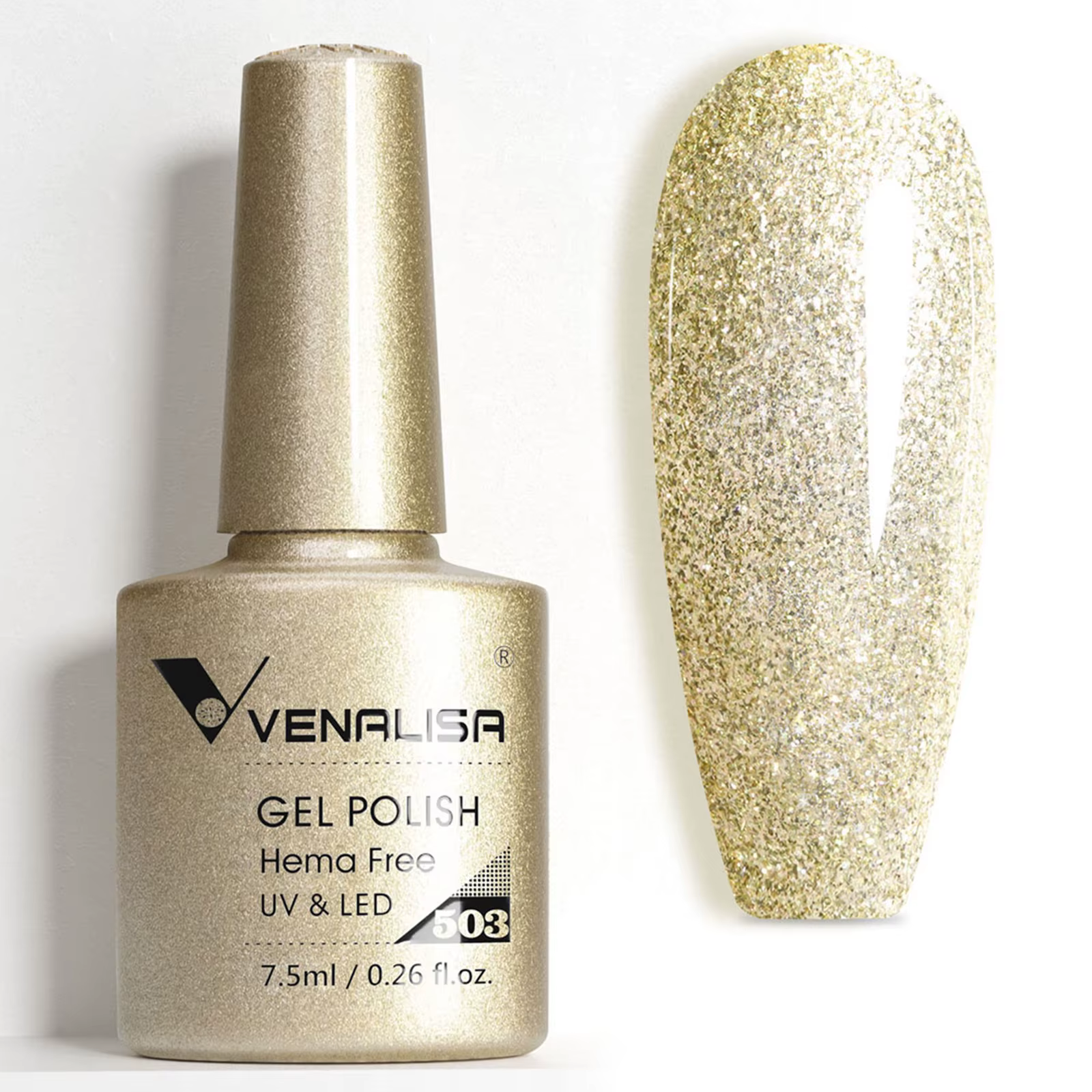 VENALISA 7.5ml vernis à ongles Gel étincelle paillettes diamant brillant couleurs d'été Semi Permanent tremper UV LED