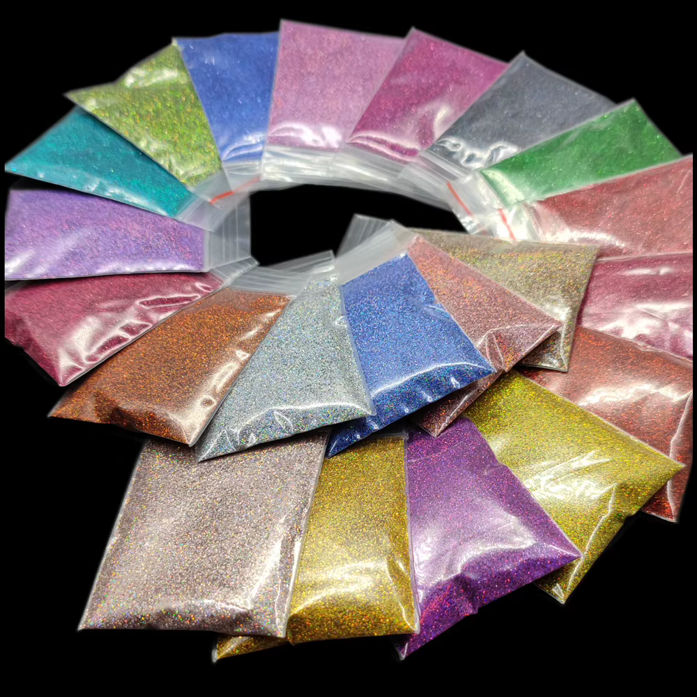 Vernis à ongles linéaire diamant arc-en-ciel 10 g/sac