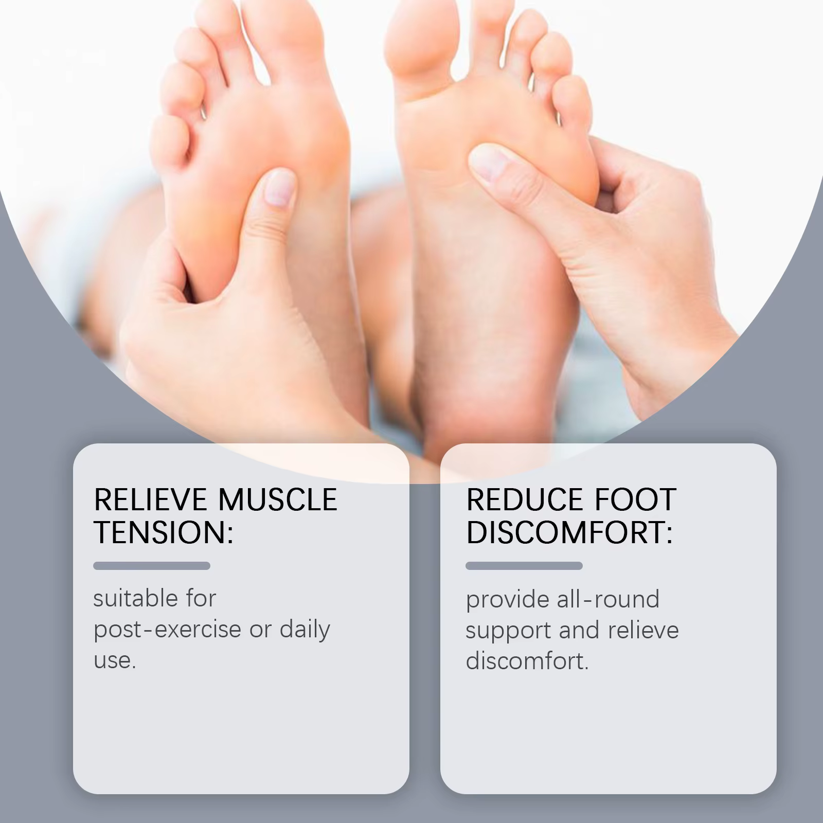 Chaussettes de soins des pieds confortables – Soulagement doux pour les pieds endoloris et fatigués, chaleur respirante et tissu ultra respectueux de la peau