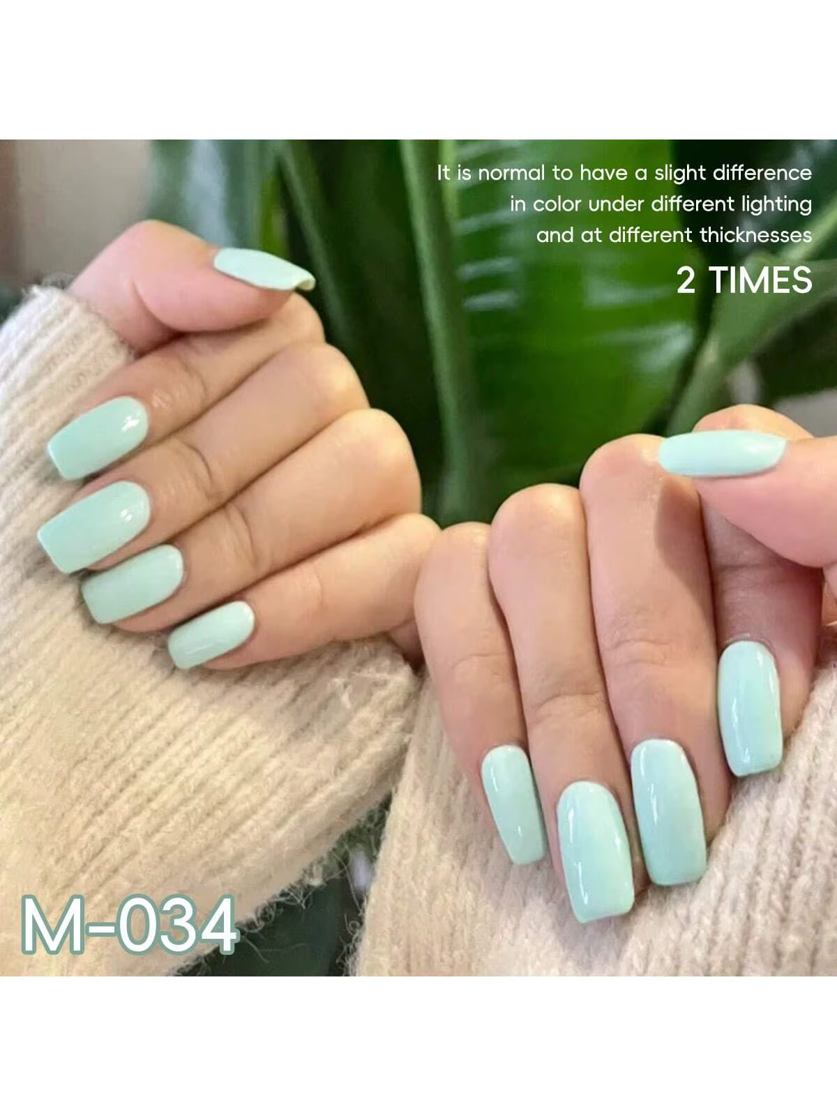 4 pièces 15ml Turquoise ensemble trempage UV LED Gel vernis à ongles
