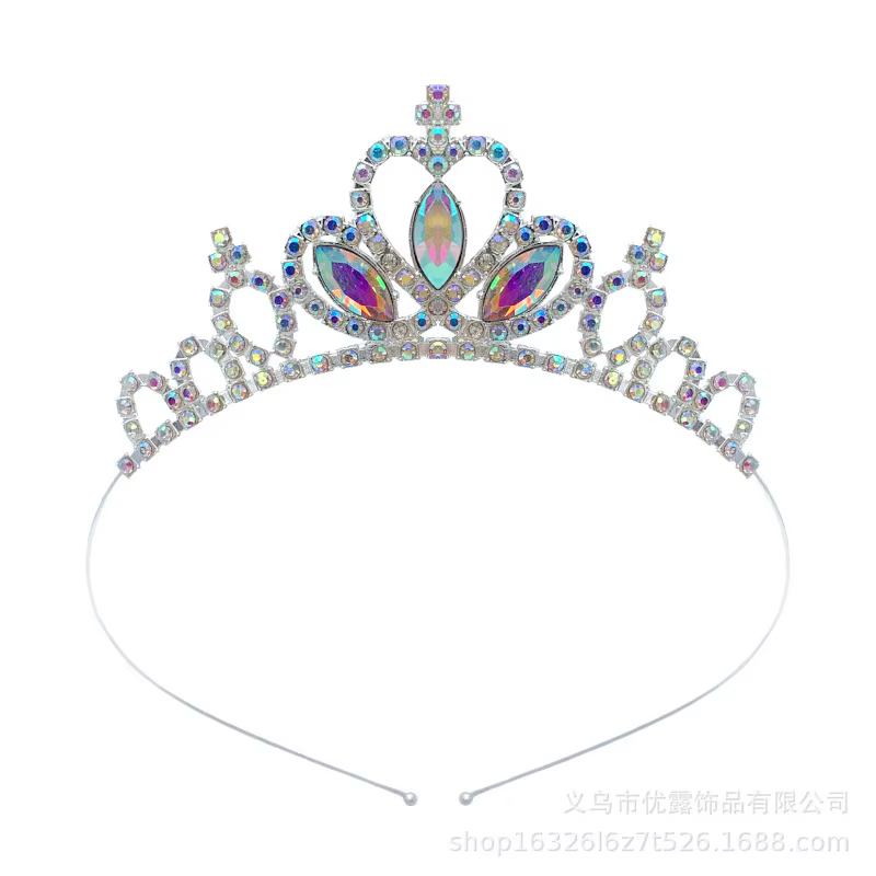 Coiffure couronne de princesse la reine des neiges pour filles, cadeau d'anniversaire, bandeau à la mode, couronne Elsa