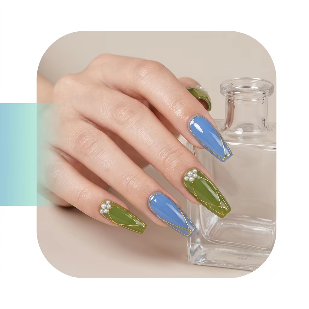 Gel vernis à ongles d'été