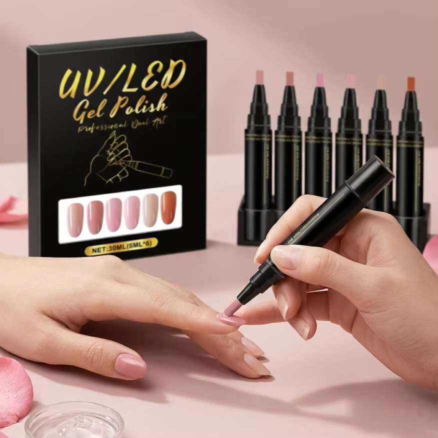 Stylos pour nail art DIY 6 couleurs