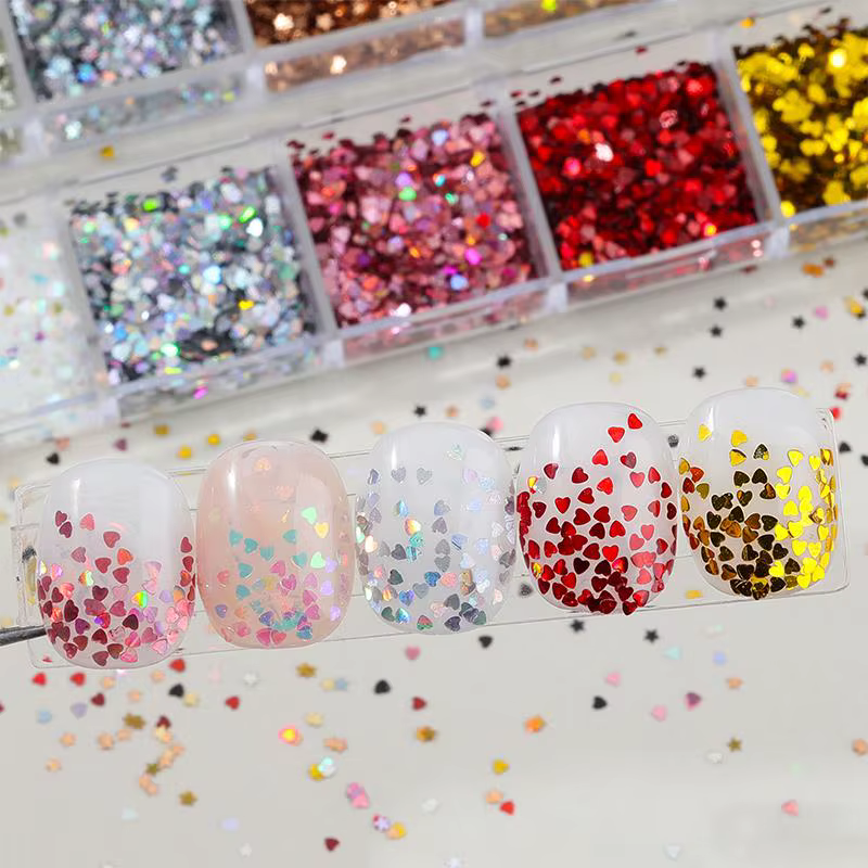 Mélange de paillettes pour ongles