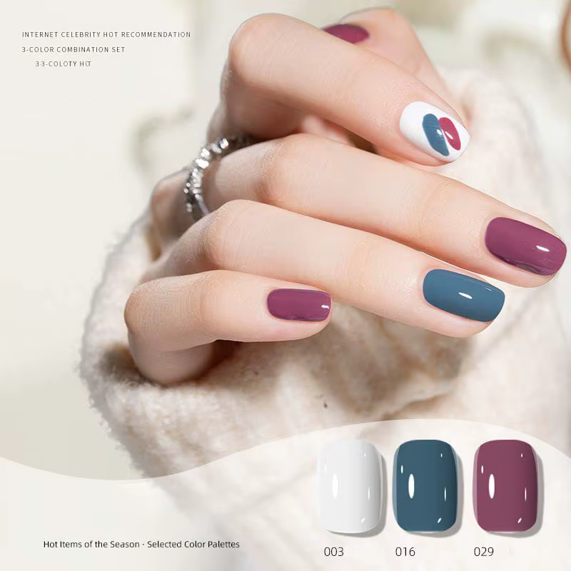 Vernis à ongles coloré à Base d'eau