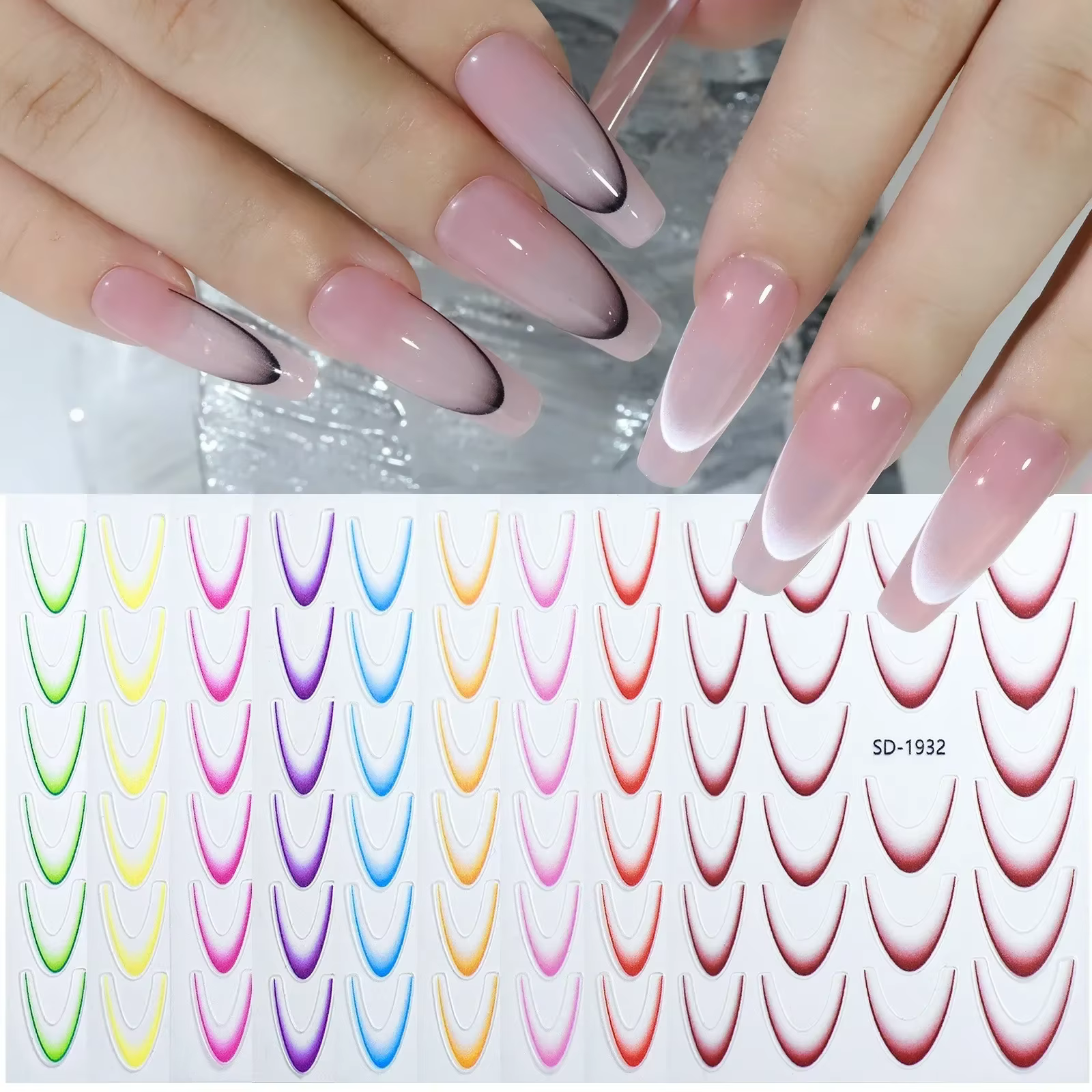 Autocollants de manucure pour Nail Art