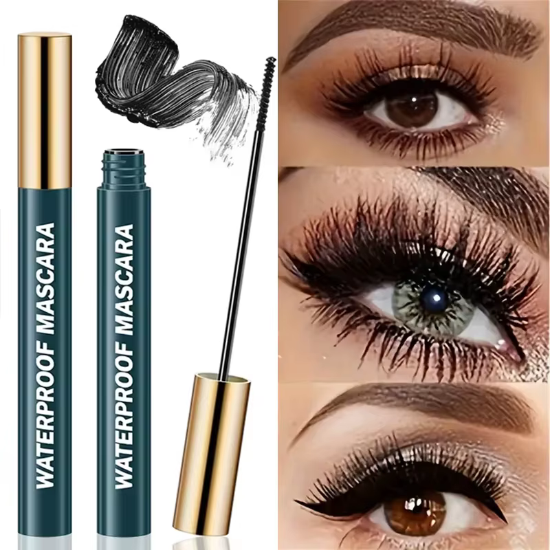 Mascara 4D, noir, imperméable, ultra long, volumateur, longue durée, anti-taches, festifs parfaits et occasions spéciales