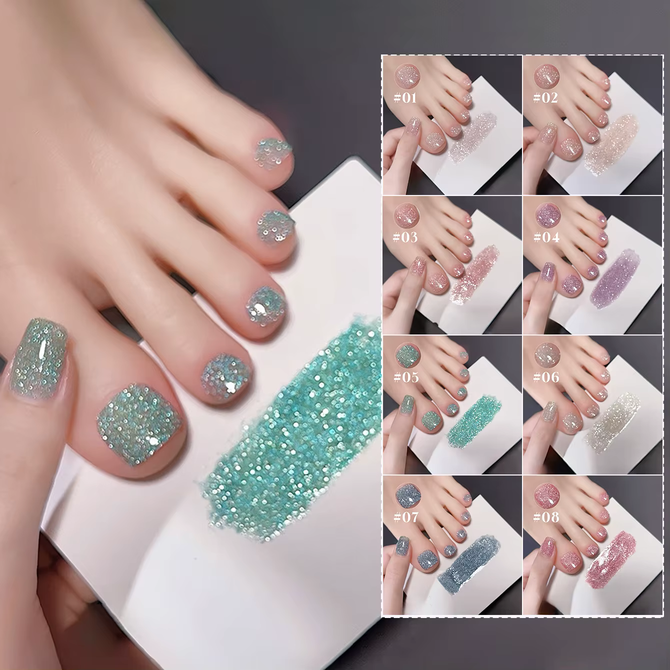 SHAKA 1-8 pièces Gel vernis à ongles populaire et polyvalent