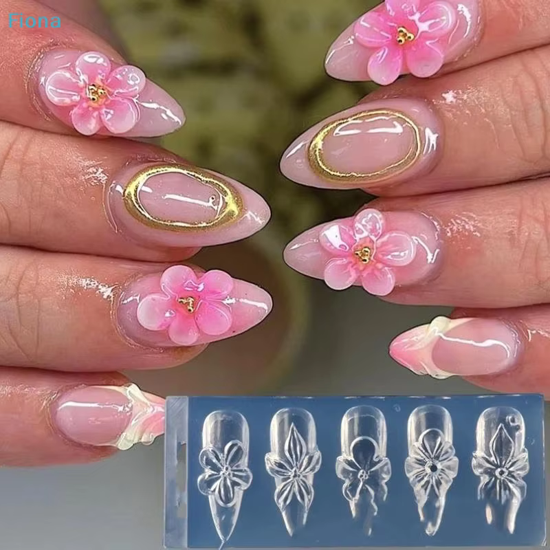 ✔ Moule en silicone 3D pour ongles