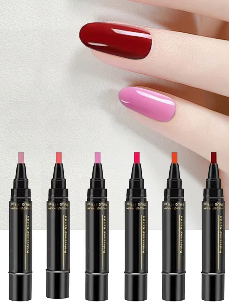 Stylo de vernis à ongles gel néon d'été