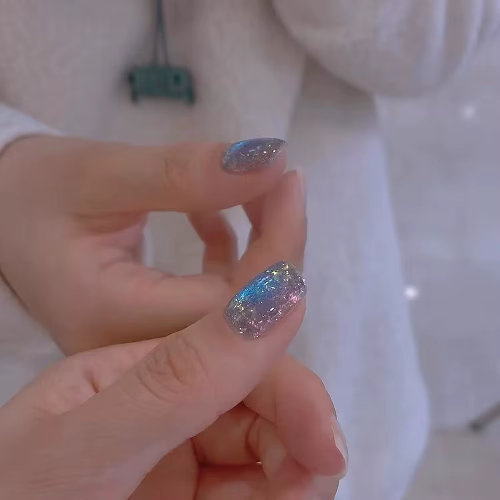 1 boîte Aurora neige fondant poudre Ultra-mince 0.5g opale ongles poudres holographique Chrome sirène caméléon bricolage manucure Pigment