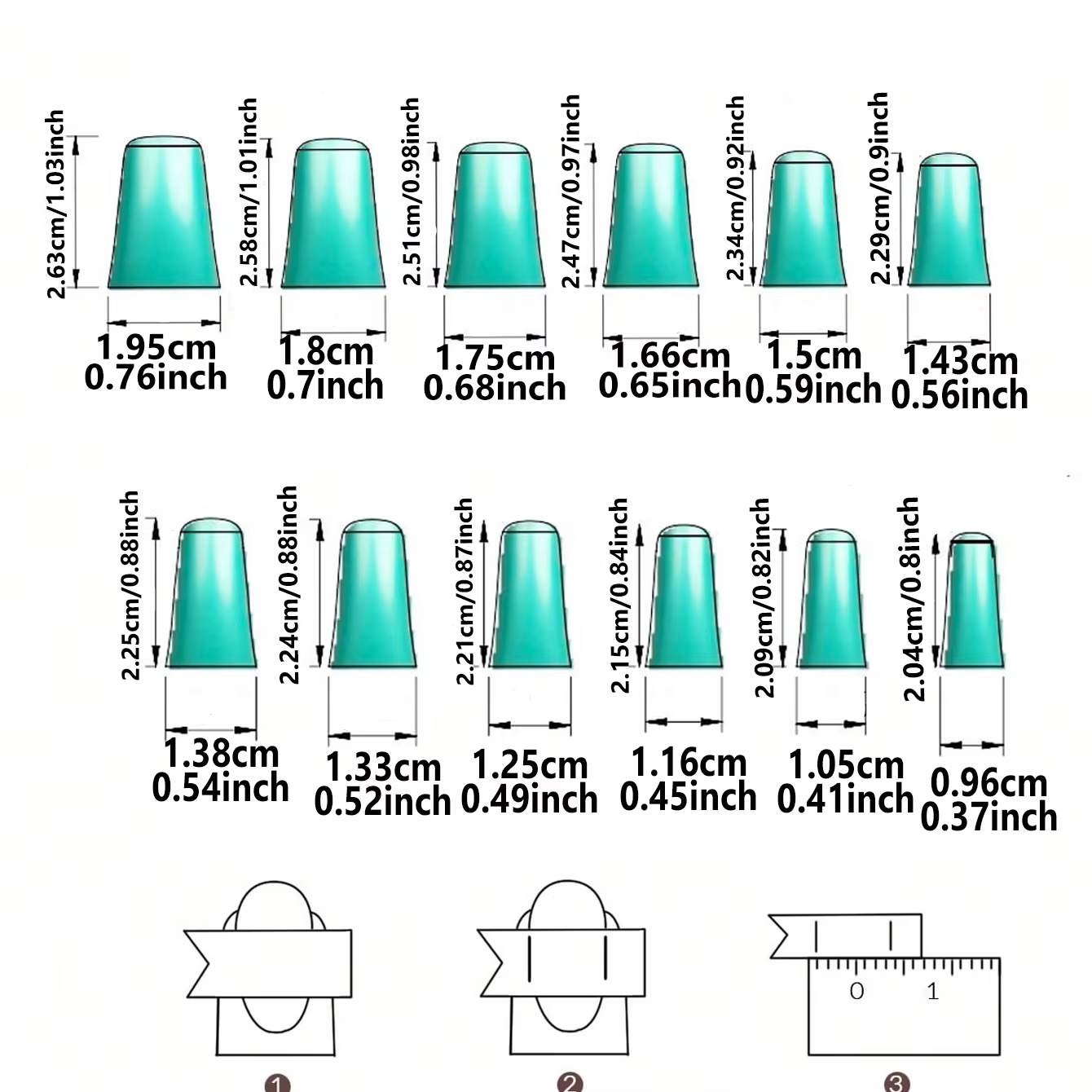 144 pièces de faux ongles