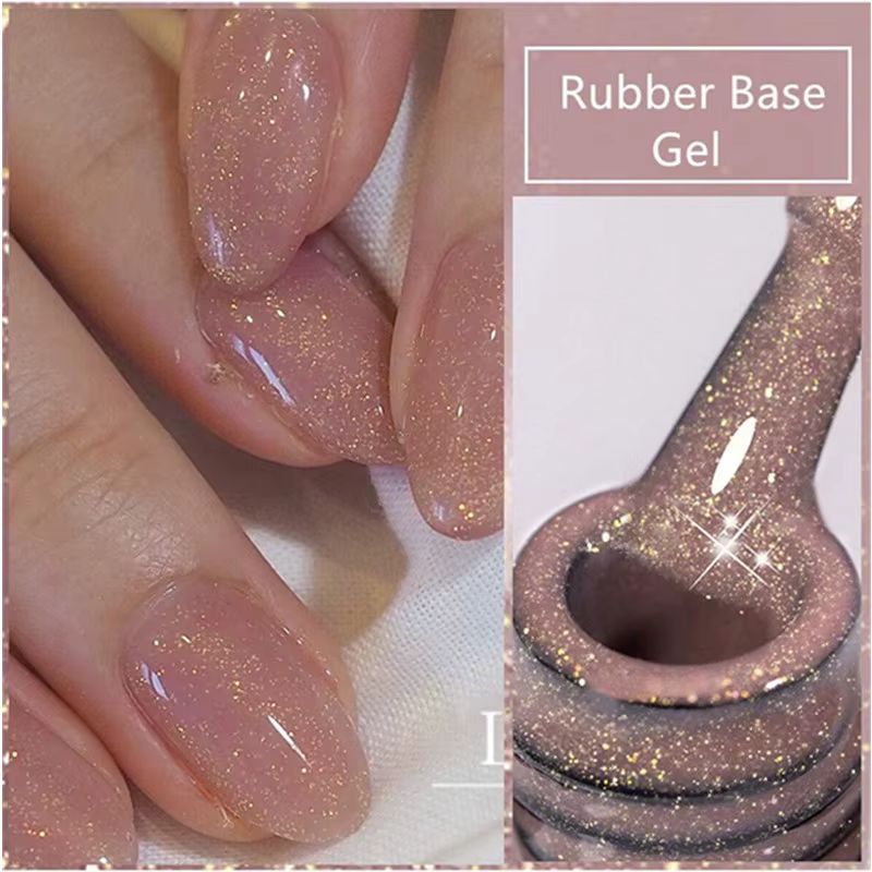 Vernis Gel à Base de caoutchouc à paillettes
