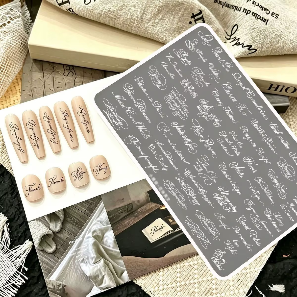 Plaque de tamponnage pour ongles
