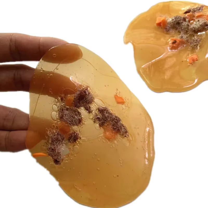 1Pc Spoof artificiel imité vomir bosse TPR caoutchouc faux nourriture vomir dégoûtant fête des ténèques Halloween fête ami farce jouets